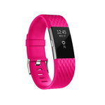 Dây đeo đồng hồ thể thao họa tiết kim cương điều chỉnh được cho FITBIT Charge 2, Kích thước: S, 10.5x8.5cm, S