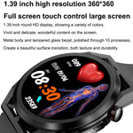 ET310 Đồng Hồ Thông Minh Dây Silicone Màn Hình IPS 1.39 inch Chống Nước IP67, Hỗ Trợ Giám Sát Nhiệt Độ Cơ Thể / ECG, ET310
