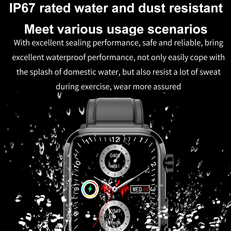 ET210 Đồng Hồ Thông Minh Dây Silicone Màn Hình IPS 1.91 inch Chống Nước IP67, Hỗ Trợ Giám Sát Nhiệt Độ Cơ Thể / ECG, ET210