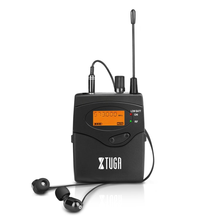Hệ thống tai nghe giám sát sân khấu không dây XTUGA IEM1200, bộ thu đeo người
