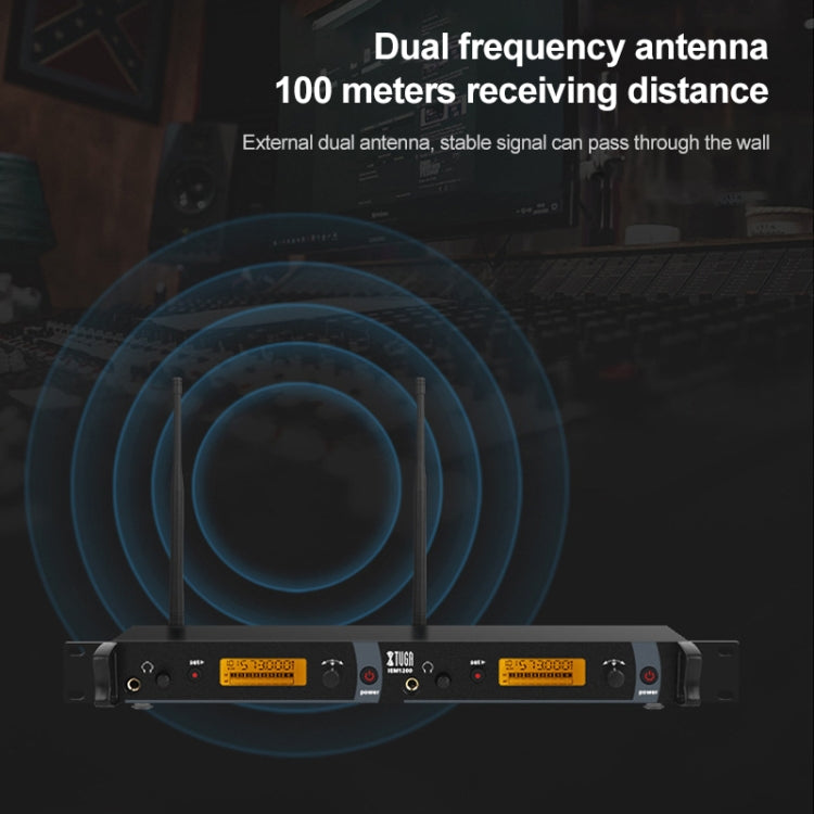 Hệ thống tai nghe giám sát sân khấu không dây XTUGA IEM1200, bộ thu đeo người