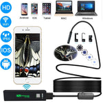 YPC110 8mm 2.0MP HD Camera WiFi Endoscope Snake Tube Inspection Camera with 8 LED, Waterproof IP68, Lens Diameter: 8mm, Length: 5m, Soft Line, 5m Soft Line