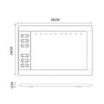 Màn hình vẽ điện tử điện thoại máy tính bảng 10Moons G10 với bút thụ động 8192
