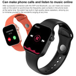 Vòng đeo tay thông minh T500+MAX màn hình HD 1.69 inch, hỗ trợ gọi Bluetooth / Theo dõi nhịp tim