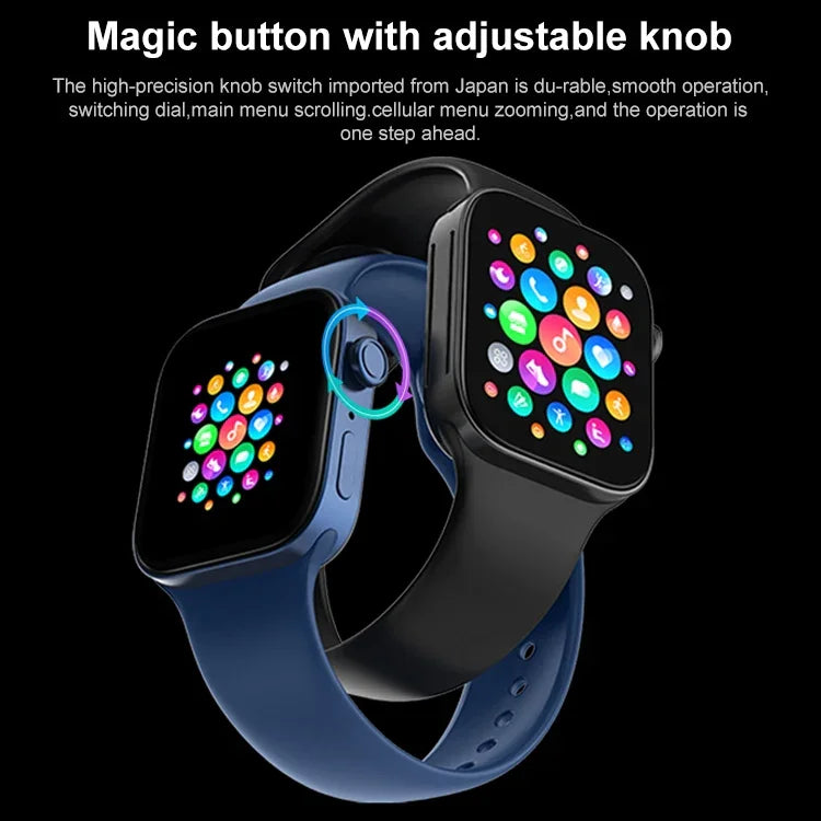 Vòng đeo tay thông minh T500+MAX màn hình HD 1.69 inch, hỗ trợ gọi Bluetooth / Theo dõi nhịp tim