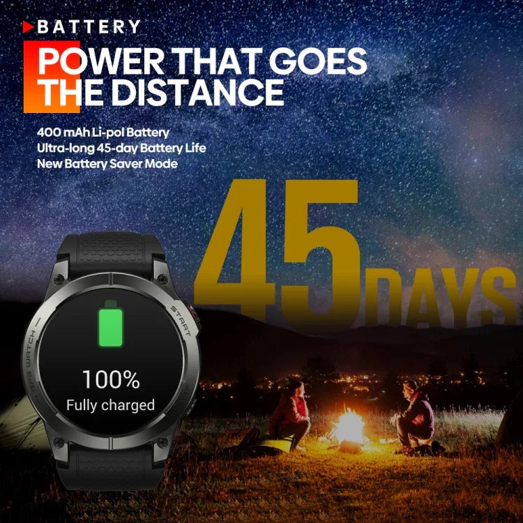 Zeblaze Stratos 3 Đồng Hồ Thông Minh Màn Hình AMOLED 1.43 inch Chống Nước IP68, Hỗ Trợ Gọi Bluetooth / GPS, Stratos 3