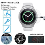 2 miếng phim kính cường lực chống nổ ENKAY Hat-Prince cho Samsung Gear S2 Smart Watch, độ cứng bề mặt 9H 0.2mm, cong 2.15D