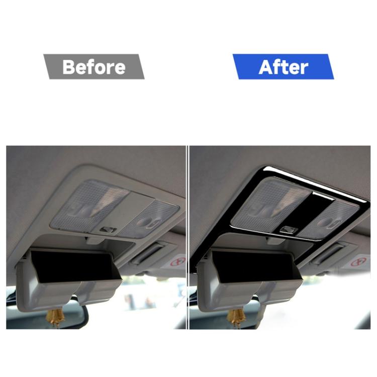 For Nissan 350z 2003-2009 3pcs Car Reading Light Decorative Sticker, Left and Right Drive Universal, Car Reading Light