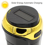 N12B Car Creative Ashtray Solar Power With Light And Cover Car Supplies, N12B