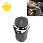 N12B Car Creative Ashtray Solar Power With Light And Cover Car Supplies, N12B