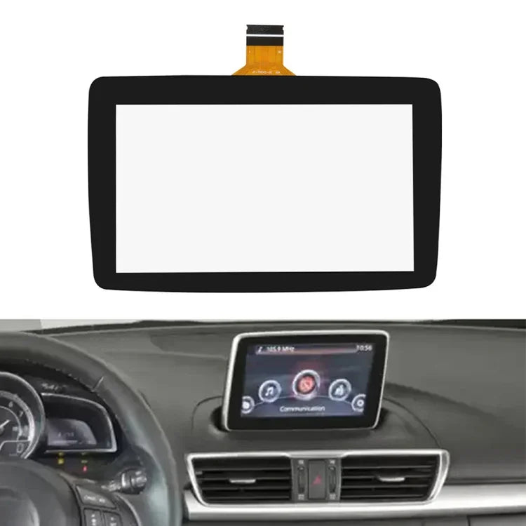 Màn hình cảm ứng điện dung 7 inch cho xe Mazda Axela 2014-2016 BHP1611J0D, cho Mazda Axela 2014-2016