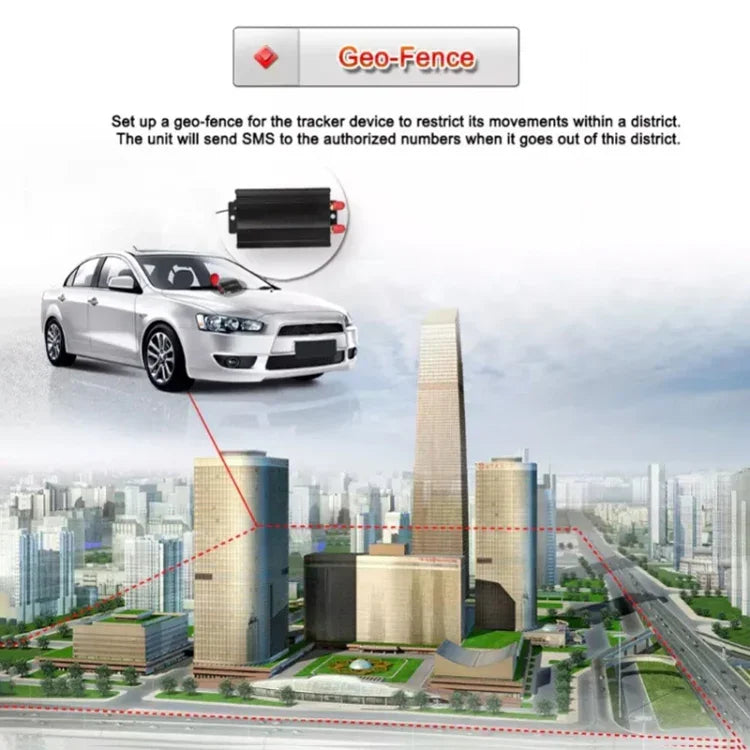 DEAOKE 2G GPS Car Locator Car Anti-Theft Tracker with Remote Control, GPS Car Locator with Remote Control
