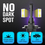 1 Pair H7 Car LED Headlights LED Fog Light