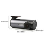Máy ghi hình lái xe WiFi 1080P HD cho ô tô, Hỗ trợ kết nối APP di động & ghi vòng lặp tự động, Máy ghi hình lái xe WiFi cho ô tô