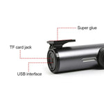 Máy ghi hình lái xe WiFi 1080P HD cho ô tô, Hỗ trợ kết nối APP di động & ghi vòng lặp tự động, Máy ghi hình lái xe WiFi cho ô tô