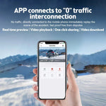 Máy ghi hình lái xe WiFi 1080P HD cho ô tô, Hỗ trợ kết nối APP di động & ghi vòng lặp tự động, Máy ghi hình lái xe WiFi cho ô tô
