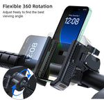 Giá đỡ điện thoại xe scooter chống trượt họa tiết sợi carbon