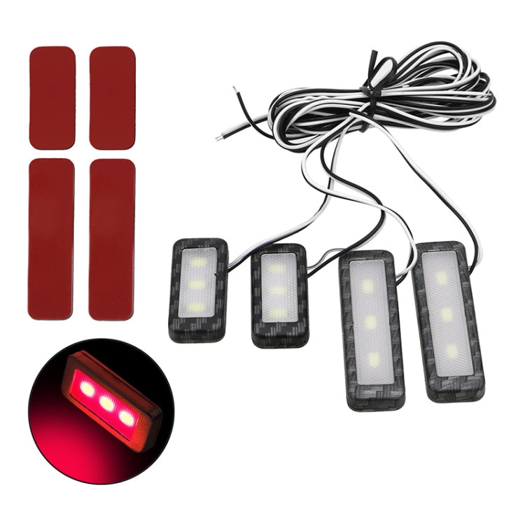 Car 4 in 1 LED Ambient Light Door Decorative Light