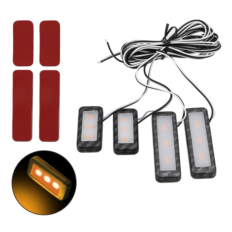 Car 4 in 1 LED Ambient Light Door Decorative Light