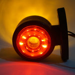 2pcs Car / Truck 12-30V 20LEDs Red Yellow Side Marker Indicator Lights Bulb Lamp, MK-180