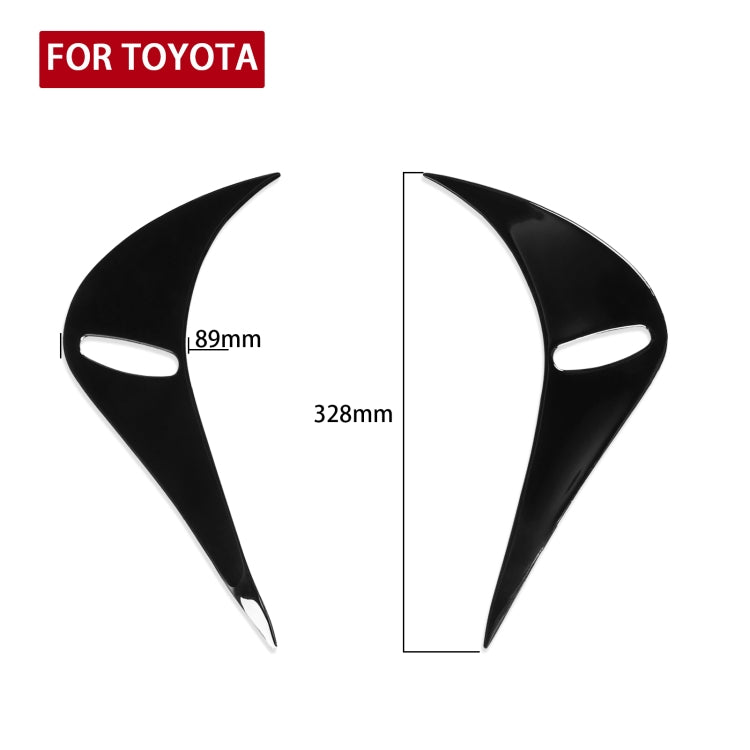 Pair Car Rear Lamp Eyebrow Soft Decorative Sticker for Toyota GT86 2013-2020, For Toyota GT86 2013-2020 Rear