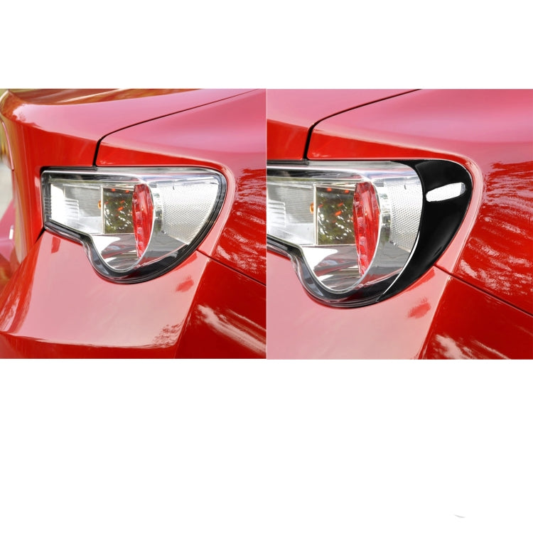 Pair Car Rear Lamp Eyebrow Soft Decorative Sticker for Toyota GT86 2013-2020, For Toyota GT86 2013-2020 Rear
