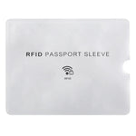 100 cái Bao chống trộm RFID bằng giấy bạc nhôm bảo vệ hộ chiếu sổ tiết kiệm, Kích thước: 13.5*10.5cm, Họa tiết máy bay 100 cái