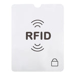 100 cái bao chống trộm RFID bằng giấy bạc nhôm bảo vệ hộ chiếu sổ thông hành, kích thước: 13.5*10.5cm, RFID 100 cái