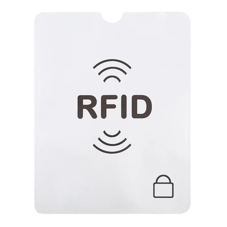 100 cái bao chống trộm RFID bằng giấy bạc nhôm bảo vệ hộ chiếu sổ thông hành, kích thước: 13.5*10.5cm, RFID 100 cái