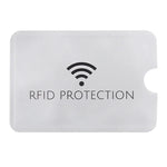 100 cái Bao chống trộm RFID bằng giấy bạc nhôm bảo vệ thẻ, Kích thước: 9.1*6.3cm, Bảo vệ RFID 100 cái
