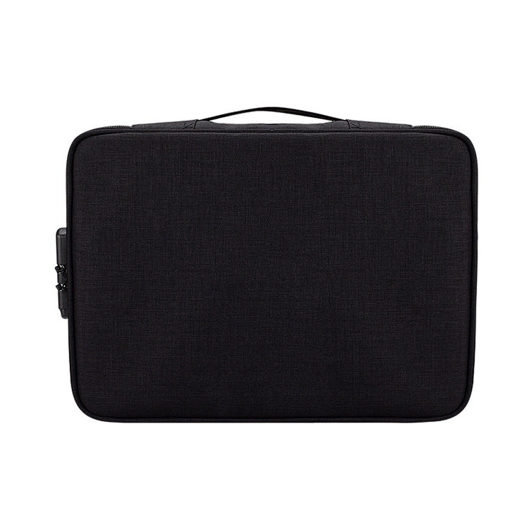 Túi đựng tài liệu nhiều lớp polyester chống nước ZJ02, túi đựng laptop cho mọi kích thước, có khóa mật khẩu