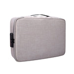 Túi đựng tài liệu nhiều lớp polyester chống nước ZJ02, túi đựng laptop cho mọi kích thước, có khóa mật khẩu