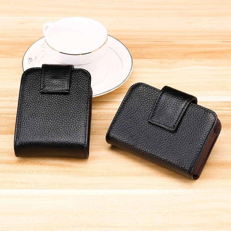 KB189 Ví da bò hình tổ chức nhiều ngăn đựng thẻ chống từ RFID cho nữ, có cửa sổ trong suốt, KB189 màu tím, KB189 đỏ hồng, KB189 xanh sapphire, KB189 đen