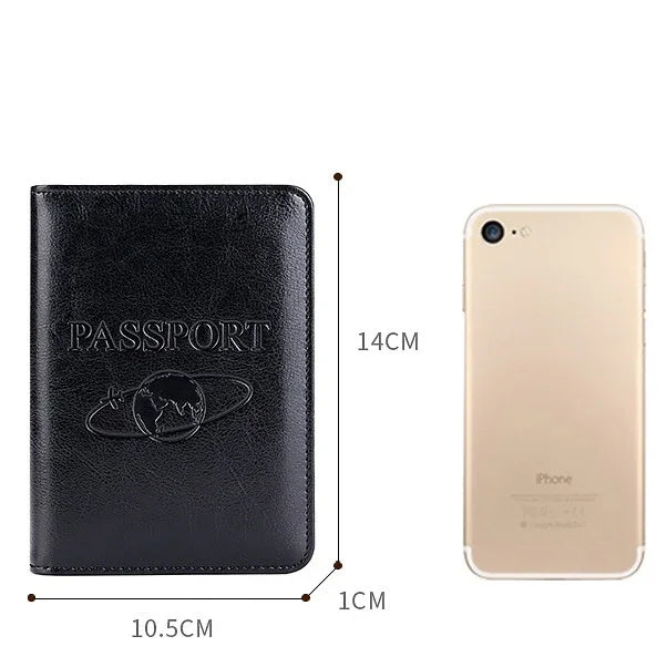 TP-8296 Ví đựng hộ chiếu da đa chức năng chống từ RFID cho du lịch