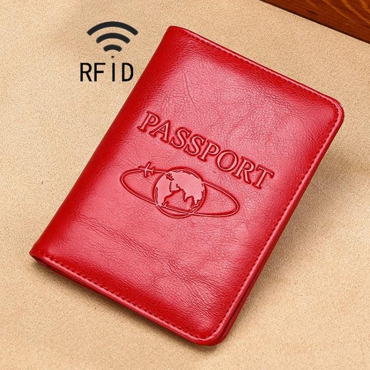 TP-8296 Ví đựng hộ chiếu da đa chức năng chống từ RFID cho du lịch