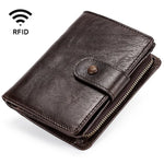 Ví da ngựa điên đa chức năng TP-201, khóa RFID cổ điển, TP-201