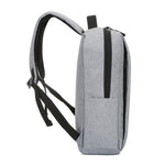 Ba lô công sở vải Oxford chống thấm dung tích lớn POFOKO với thiết kế sạc USB ngoài cho laptop 15.6 inch