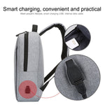 Ba lô công sở vải Oxford chống thấm dung tích lớn POFOKO với thiết kế sạc USB ngoài cho laptop 15.6 inch