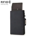 CH0727-1 Bao đựng thẻ đa năng khóa kéo sợi carbon RFID