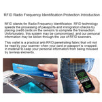 Ví đựng thẻ ngang khóa kéo màu trơn bằng da bò thật, chống RFID, hộp bảo vệ với 12 ngăn thẻ, Kích thước: 11.5*7.5cm