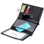 8219 Ví đa chức năng nam chống từ RFID, túi đựng thẻ, bao hộ chiếu, 8219