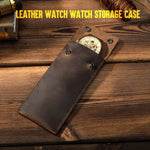 CONTACTS FAMILY CF1110 Túi đựng bảo vệ đồng hồ bằng da Crazy Horse đa năng cho Apple Watch