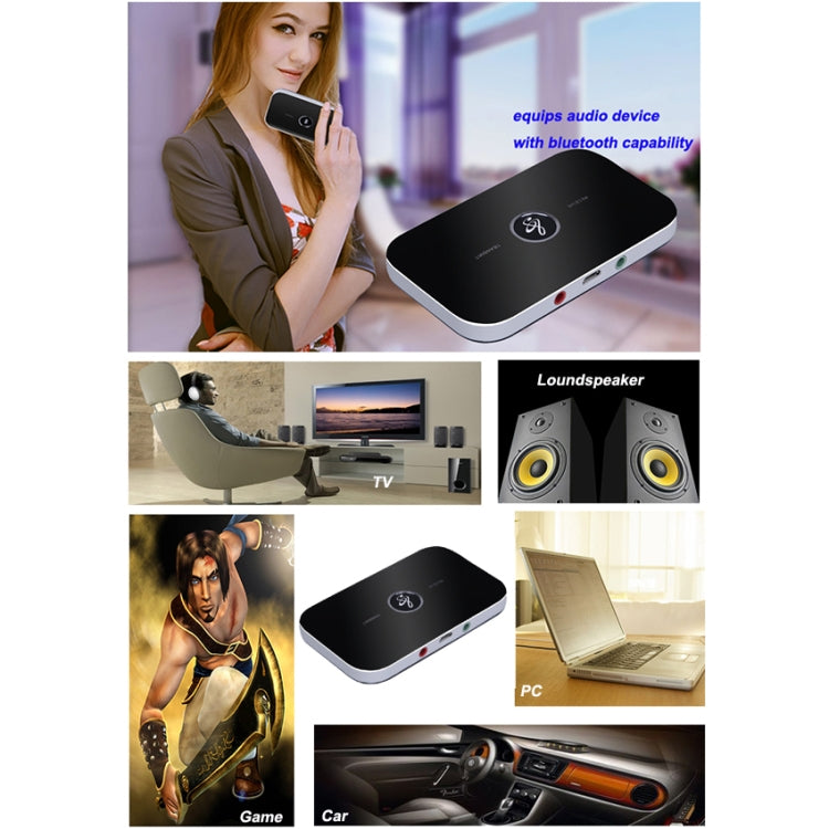 B6 Bộ nhận / truyền âm thanh Bluetooth 2 trong 1 Bộ chuyển đổi âm thanh