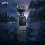 6 Cái Bảo Vệ Ống Kính + Miếng Dán Kính Cường Lực Màn Hình cho DJI OSMO Pocket Gimbal, 6 Cái Bảo Vệ Ống Kính