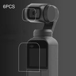6 miếng bảo vệ ống kính HD + phim bảo vệ màn hình cho gimbal DJI OSMO Pocket, Bảo vệ ống kính HD