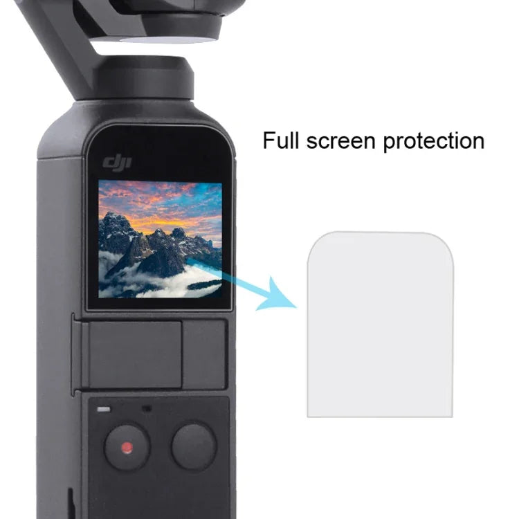 6 miếng bảo vệ ống kính HD + phim bảo vệ màn hình cho gimbal DJI OSMO Pocket, Bảo vệ ống kính HD
