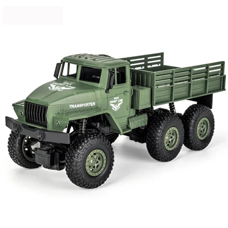 Xe đồ chơi điều khiển từ xa 1:18 2.4Ghz 4 kênh xe tải bọc thép sáu bánh Dongfeng 7, Dongfeng 7 (Xanh), Dongfeng 7 (Vàng)