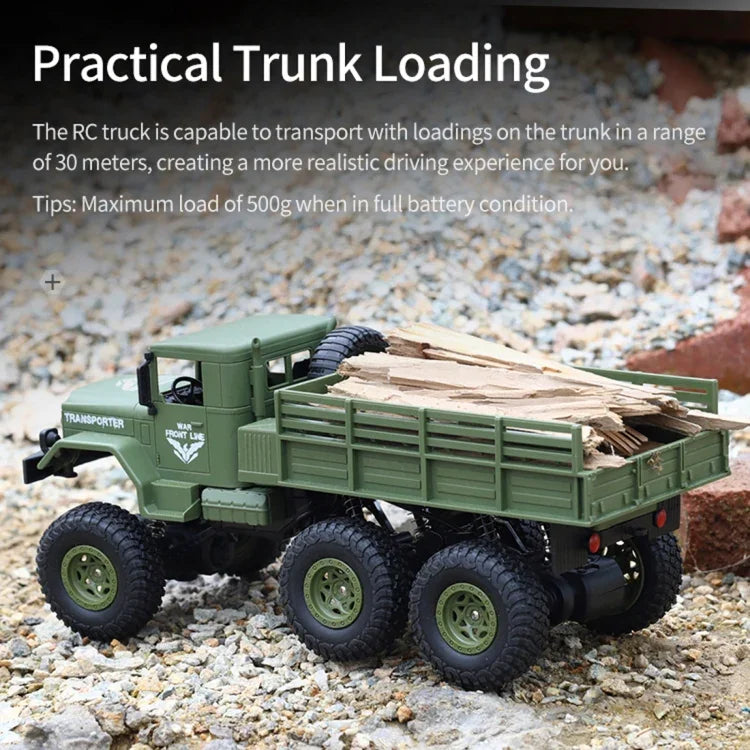 Xe đồ chơi điều khiển từ xa 1:18 2.4Ghz 4 kênh xe tải bọc thép sáu bánh Dongfeng 7, Dongfeng 7 (Xanh), Dongfeng 7 (Vàng)