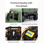 Xe đồ chơi điều khiển từ xa 1:18 2.4Ghz 4 kênh xe tải bọc thép sáu bánh Dongfeng 7, Dongfeng 7 (Xanh), Dongfeng 7 (Vàng)