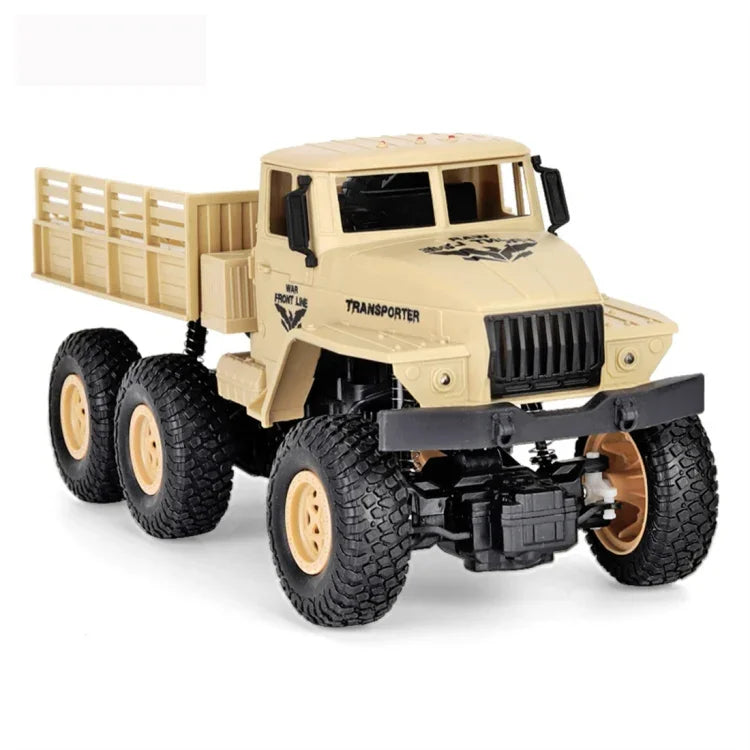 Xe đồ chơi điều khiển từ xa 1:18 2.4Ghz 4 kênh xe tải bọc thép sáu bánh Dongfeng 7, Dongfeng 7 (Xanh), Dongfeng 7 (Vàng)